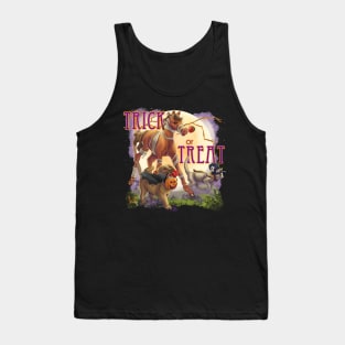 Trick or Treat Halloween Animals Tank Top